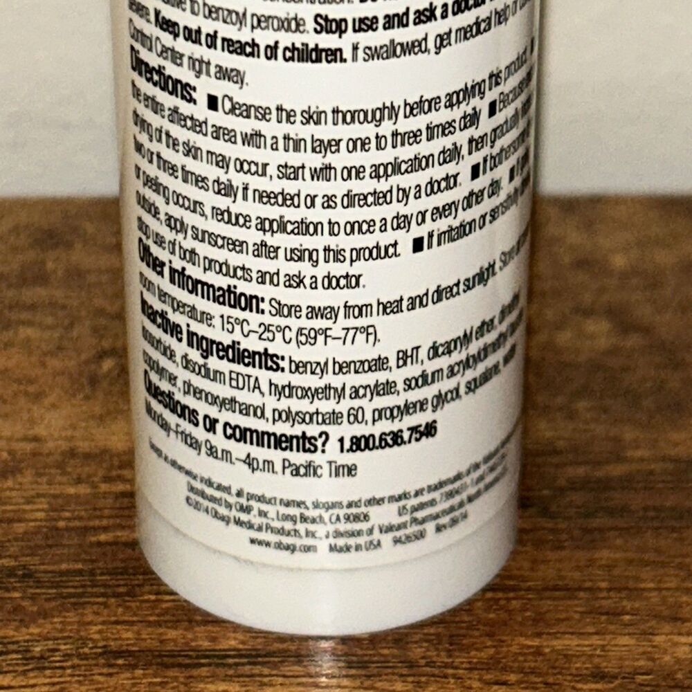 Obagi Clenziderm BPO 5% MD Therapeutic Acne Treatment Lotion 1.6 Oz Exp. 12/2027 - Picture 8 of 13